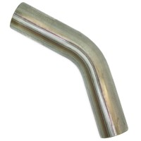 Труба гнутая Ø76, угол 45°, длина 500 мм (сталь)