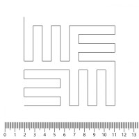 Экокожа стёганая «intipi» Maze (паприка/бежевый, ширина 1.35 м, толщина 5.85 мм) перфорация