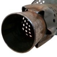 Глушитель «belais» тихий, вход Ø63 мм - выход Ø63 мм, овал 160*240 мм, длина 350 мм (нержавеющая сталь)