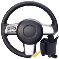 Оплетка на руль из «Premium» экокожи Mazda ll 2008-2014 г.в. (для руля без штатной кожи, черная)